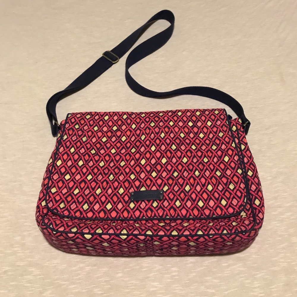 Katalina Pink Diamonds Laptop Messenger Bag